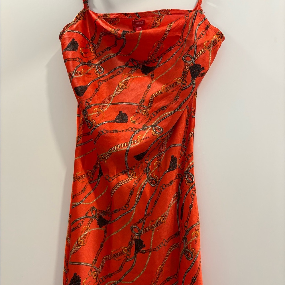 Guess Strapless mini Dress Bright red